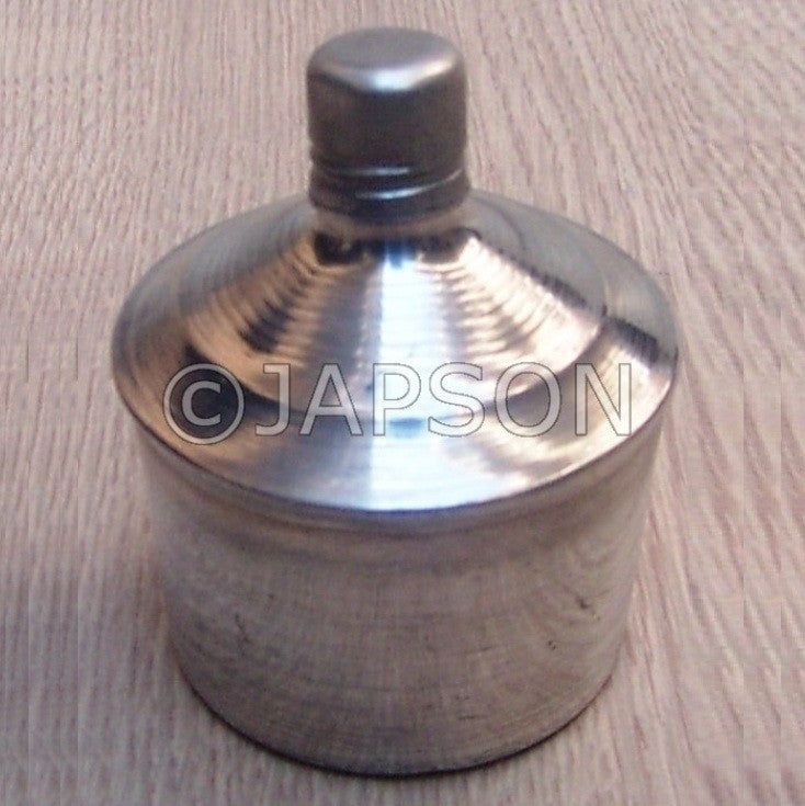 Spirit Lamps, Aluminium with wick and lid Spirit Lamps, Aluminium with wick and lid